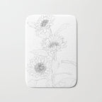 Sunflower Line Sami Bath Mat Gallery Image 1