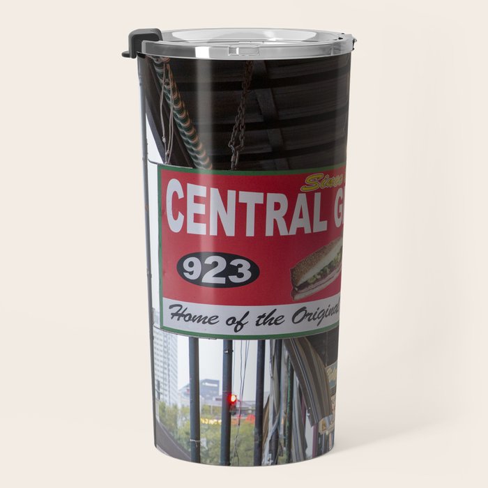 New Orleans Central Grocery x New Orleans French Quarter Photography Travel Mug Gallery Image 3