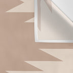 Geometric Southwestern Minimalism - Neutral Natural Beige Wall Tapestry Gallery Image 3