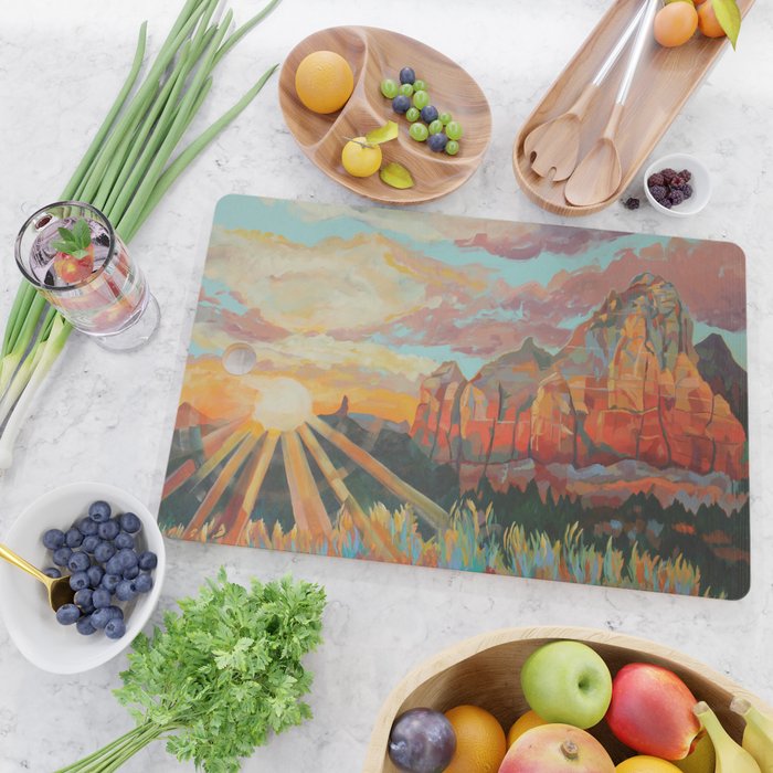 Spacious Healing Light No. 1 Cutting Board Gallery Image 2