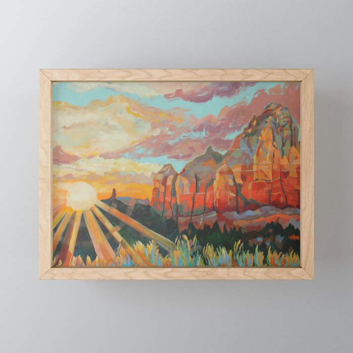 Spacious Healing Light No. 1 Mini Art Print Gallery Image 1