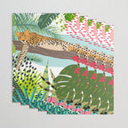 Colorful Jungle Cheetah Print Wrapping Paper Gallery Image 3