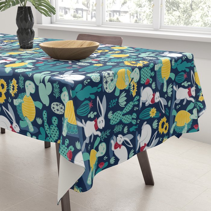 The tortoise and the hare Tablecloth Gallery Image 3