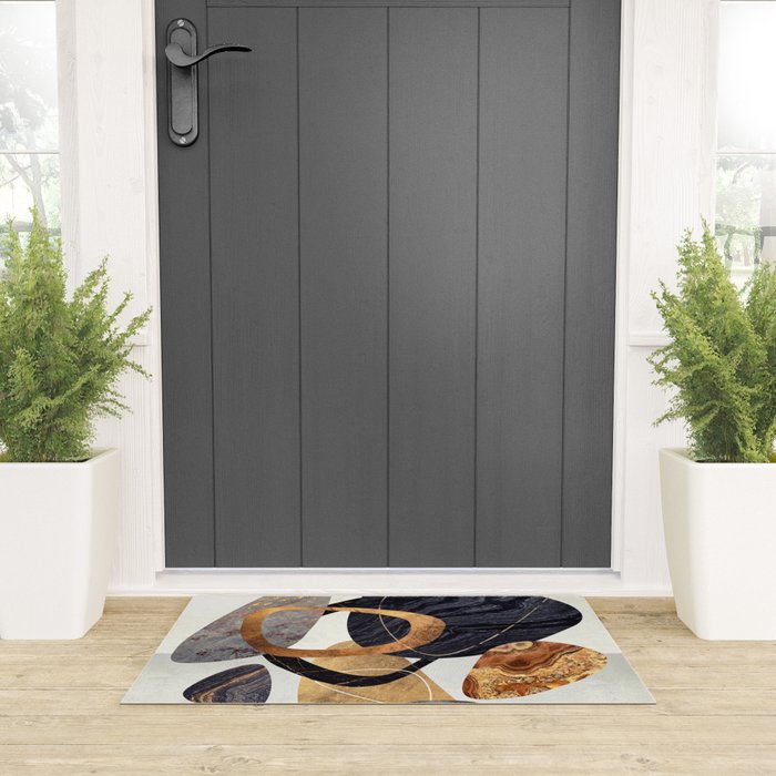 Abstract Pebbles III Welcome Mat Gallery Image 3