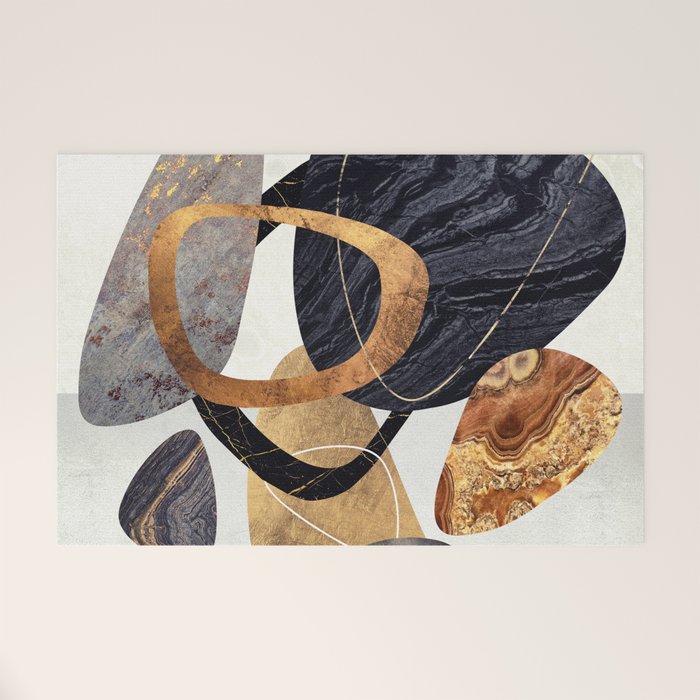 Abstract Pebbles III Welcome Mat Gallery Image 1