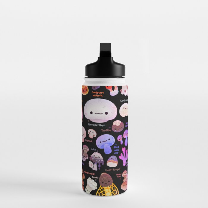 Mushroom - name Water Bottle Gallery Image 3