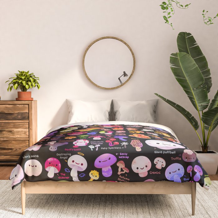 Mushroom - name Comforter Gallery Image 3