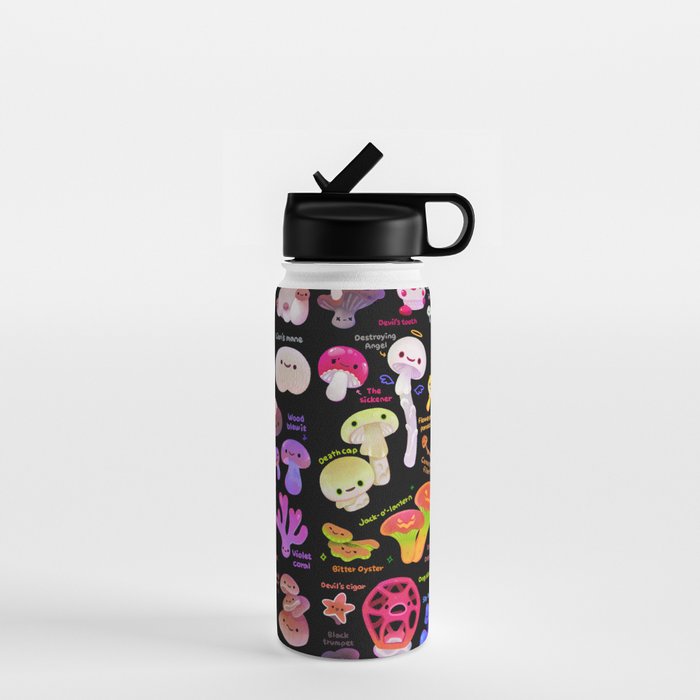 Mushroom - name Water Bottle Gallery Image 1
