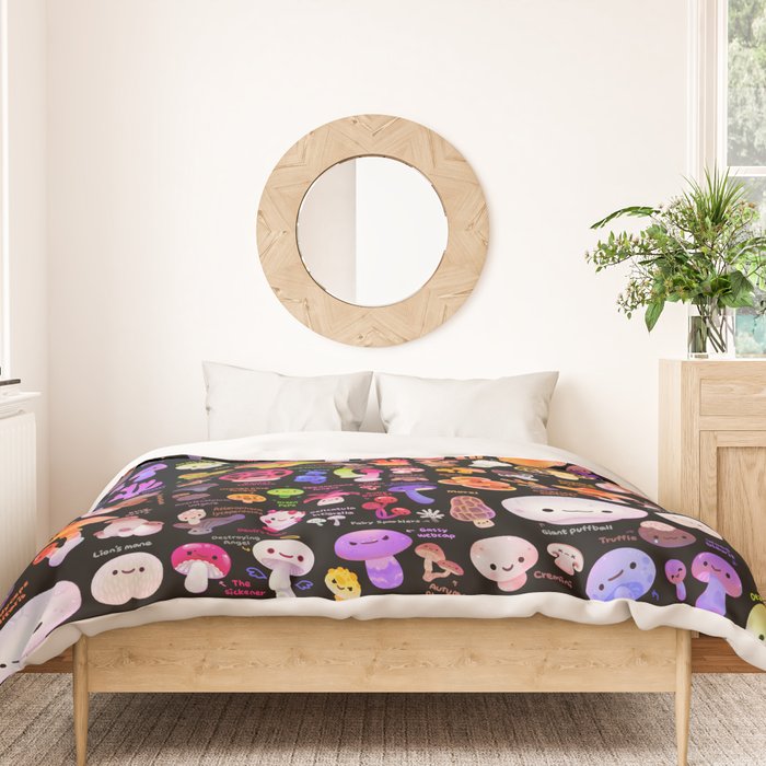 Mushroom - name Duvet Cover Gallery Image 3