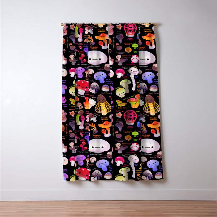 Mushroom - name Window Curtain Gallery Image 3