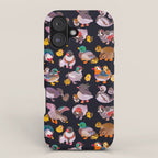 Duck and Duckling - dark iPhone Case Gallery Image 1