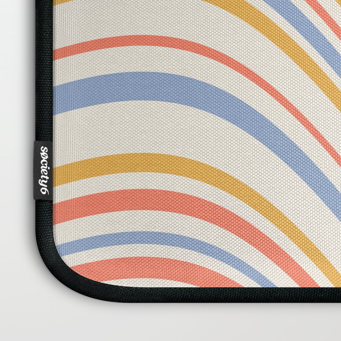 Wavy Stripes XXIII - Retro Summer Laptop Sleeve Gallery Image 3
