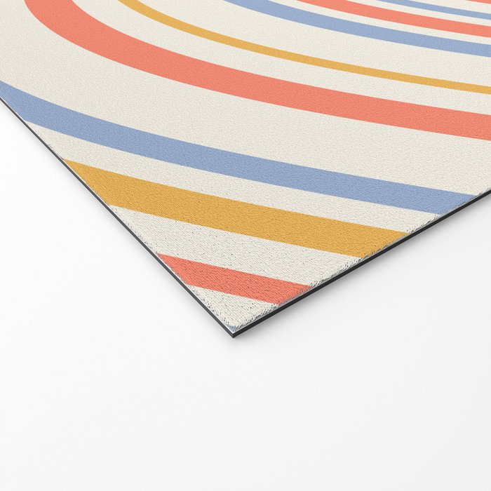 Wavy Stripes XXIII - Retro Summer Welcome Mat Gallery Image 2