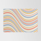 Wavy Stripes XXIII - Retro Summer Rug Gallery Image 2