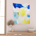 Summer brights abstract 2 Wall Tapestry Gallery Image 2