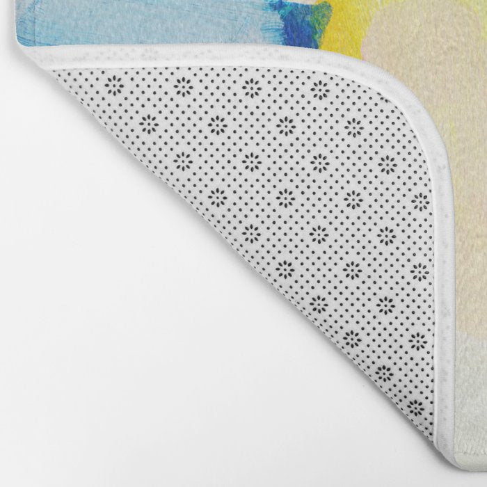 Summer brights abstract 2 Bath Mat Gallery Image 2