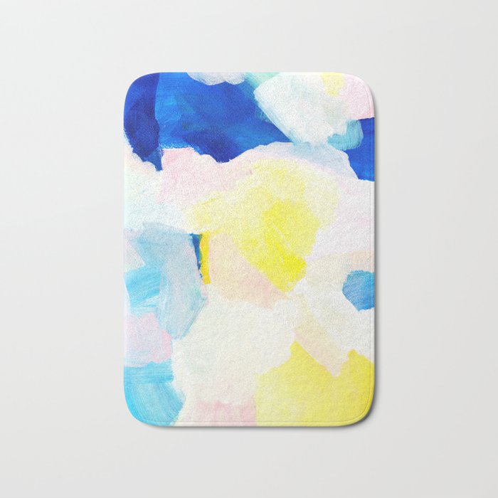 Summer brights abstract 2 Bath Mat Gallery Image 1