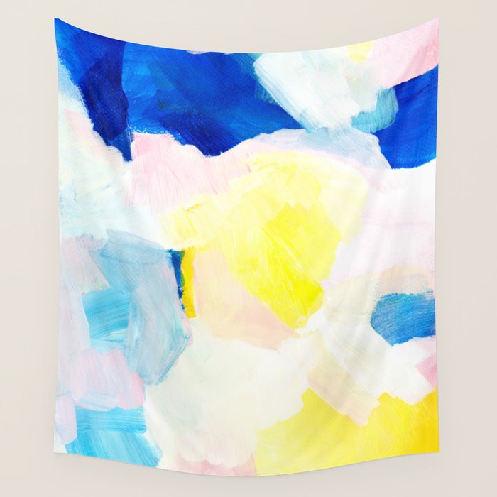 Summer brights abstract 2 Wall Tapestry Gallery Image 1