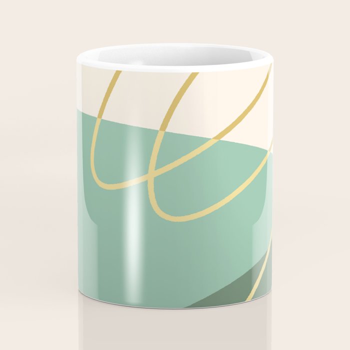 Line Art Scenery 2 Coffee Mug Gallery Image 4
