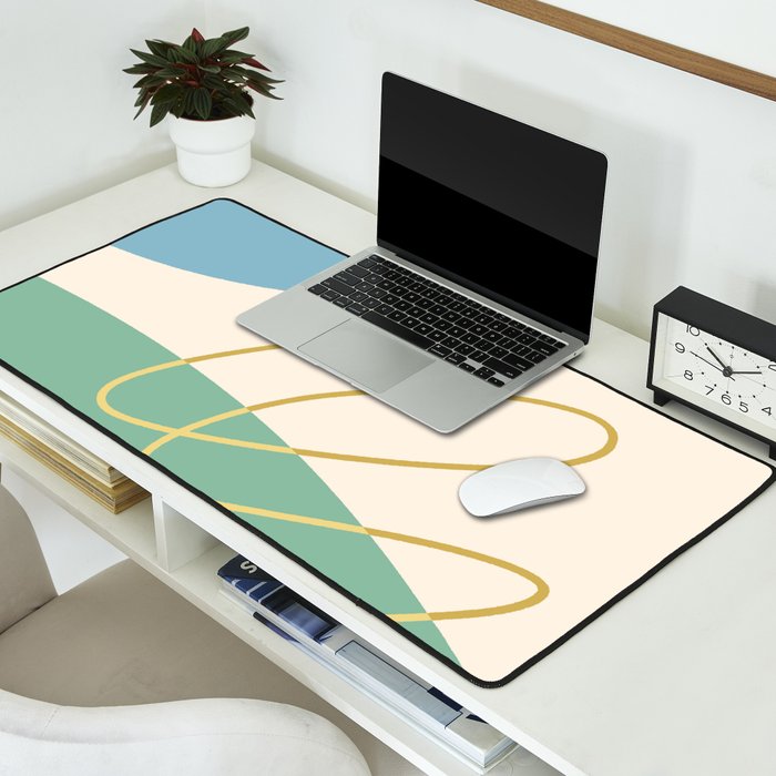 Line Art Scenery 2 Desk Mat Gallery Image 2