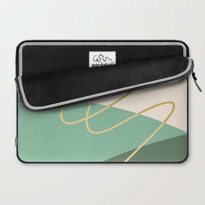 Line Art Scenery 2 Laptop Sleeve Gallery Image 2