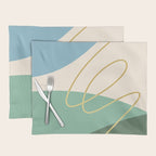Line Art Scenery 2 Placemat Gallery Image 1