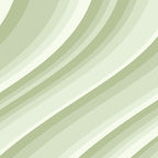Wavy Stripes XXI - Pastel Natural Green Coffee Mug Gallery Image 2