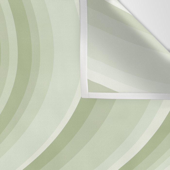 Wavy Stripes XXI - Pastel Natural Green Wall Tapestry Gallery Image 3