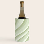 Wavy Stripes XXI - Pastel Natural Green Wine Chiller Gallery Image 3