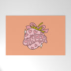 Cancer Zodiac Strawberry Welcome Mat Gallery Image 1
