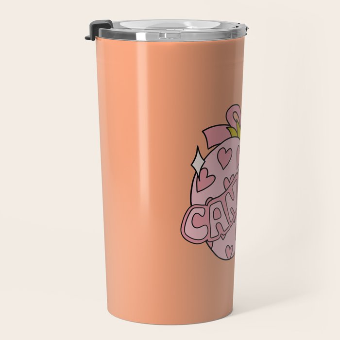 Cancer Zodiac Strawberry Travel Mug Gallery Image 3