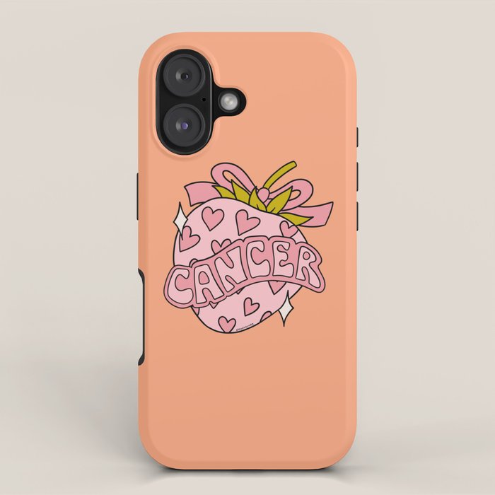 Cancer Zodiac Strawberry iPhone Case Gallery Image 1