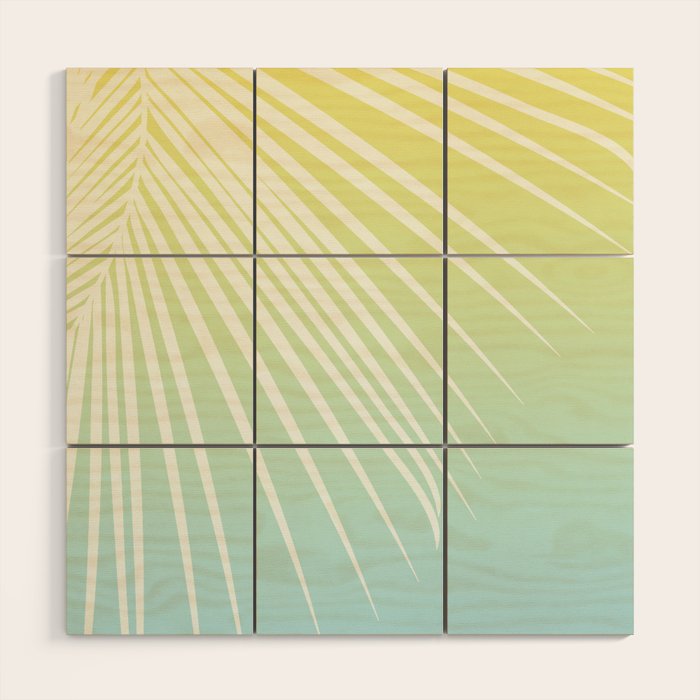 Pastel Palm 03 Wood Wall Art Gallery Image 1