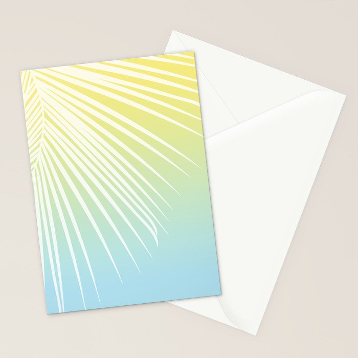 Pastel Palm 03 Stationery Card Gallery Image 2