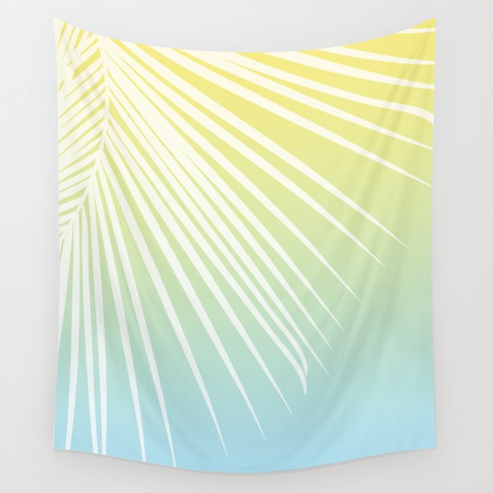 Pastel Palm 03 Wall Tapestry Gallery Image 4