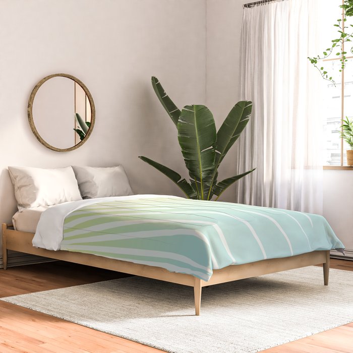 Pastel Palm 03 Comforter Gallery Image 2