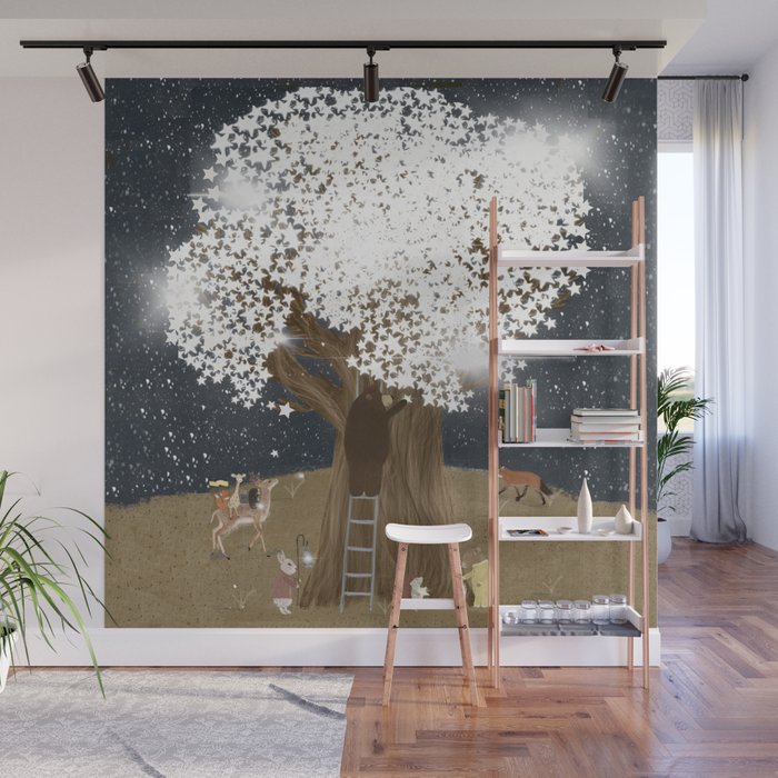 the starlight tree Wall Mural Gallery Image 1