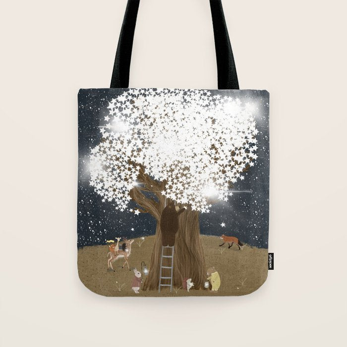 the starlight tree Tote Bag Gallery Image 1