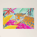 Vibrant Jungle Welcome Mat Gallery Image 1