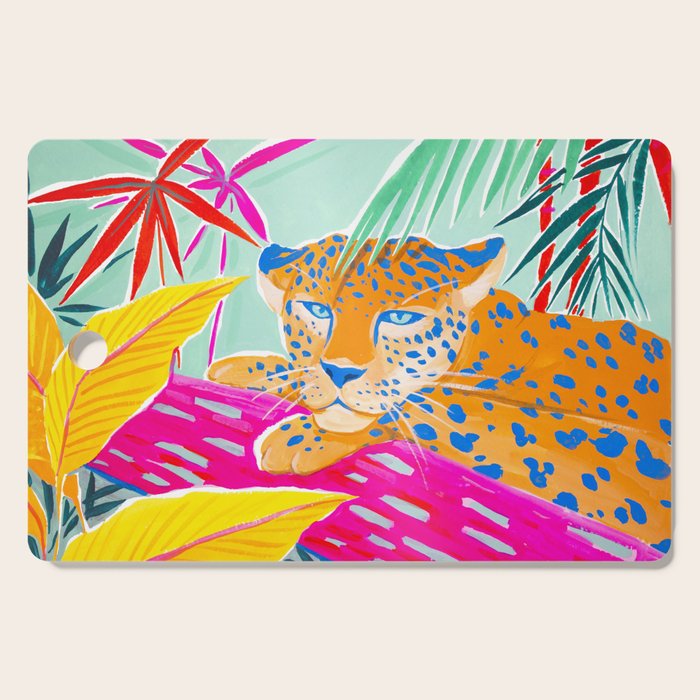 Vibrant Jungle Cutting Board Gallery Image 1