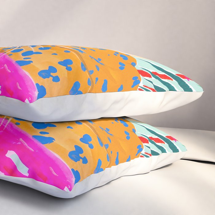 Vibrant Jungle Pillow Sham Gallery Image 3