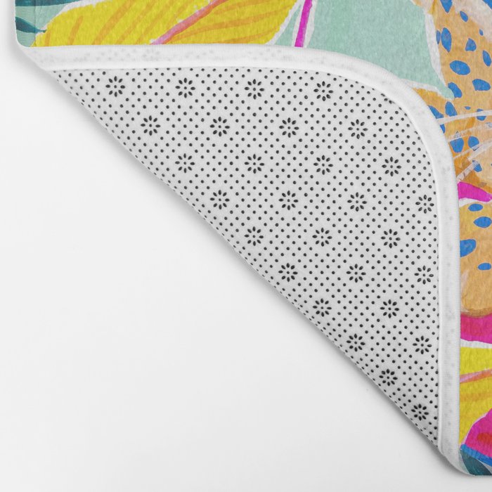 Vibrant Jungle Bath Mat Gallery Image 2