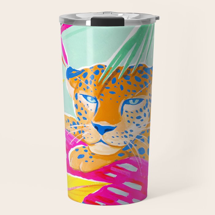 Vibrant Jungle Travel Mug Gallery Image 1