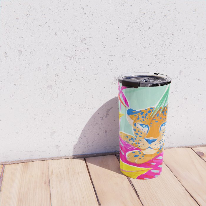Vibrant Jungle Travel Mug Gallery Image 4