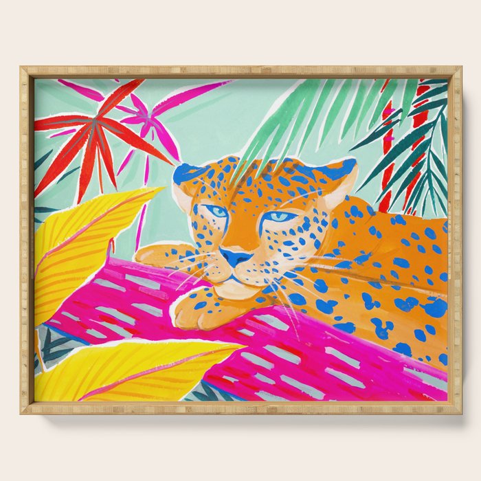 Vibrant Jungle Serving Tray Gallery Image 1