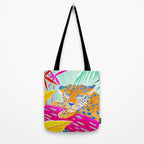 Vibrant Jungle Tote Bag Gallery Image 2