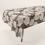 A Realm Of Roses - Dark Academia Pink Tablecloth Gallery Image 1