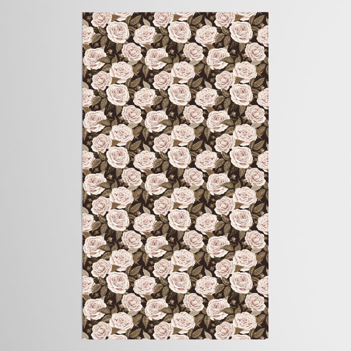 A Realm Of Roses - Dark Academia Pink Tablecloth Gallery Image 2