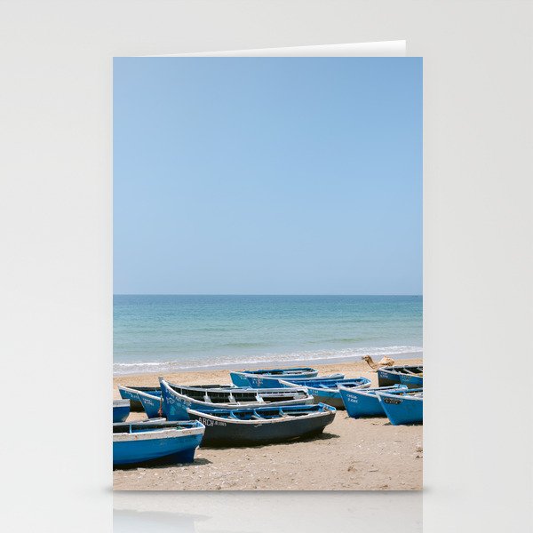 Tamraght Boats | Moroccan Coast Travel Photography Stationery Card Gallery Image 2