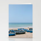 Tamraght Boats | Moroccan Coast Travel Photography Stationery Card Gallery Image 2